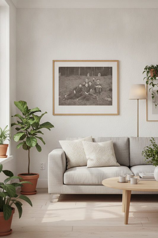 Freienwalde a. O. — framed art in a styled interior