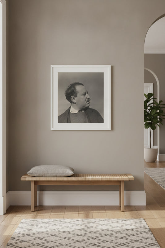 Paul Rosenfeld — framed art in a styled interior