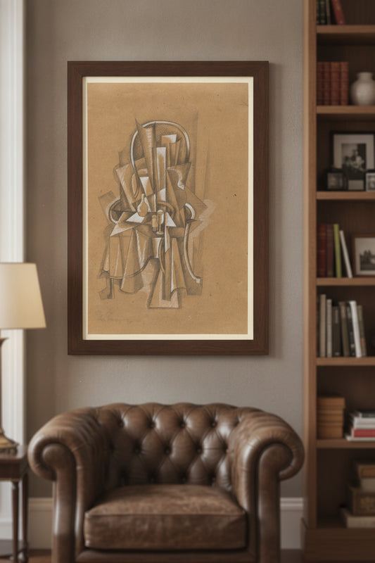 Still Life — framed art in a styled interior