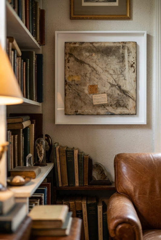 Christ with Saint John the Baptist as Children — framed art in a styled interior