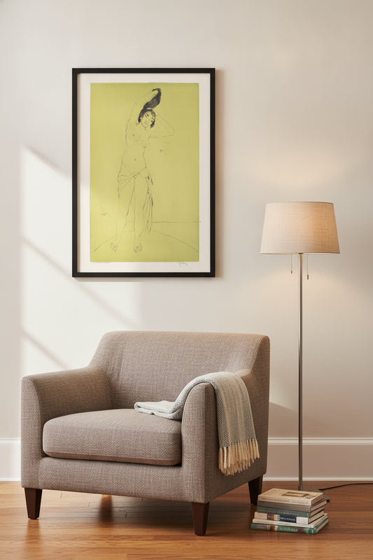 Lokalia — framed art in a styled interior
