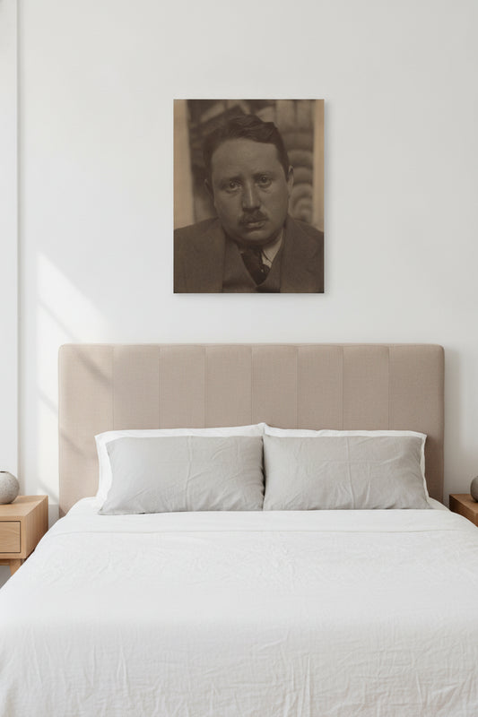 Paul Rosenfeld — framed art in a styled interior