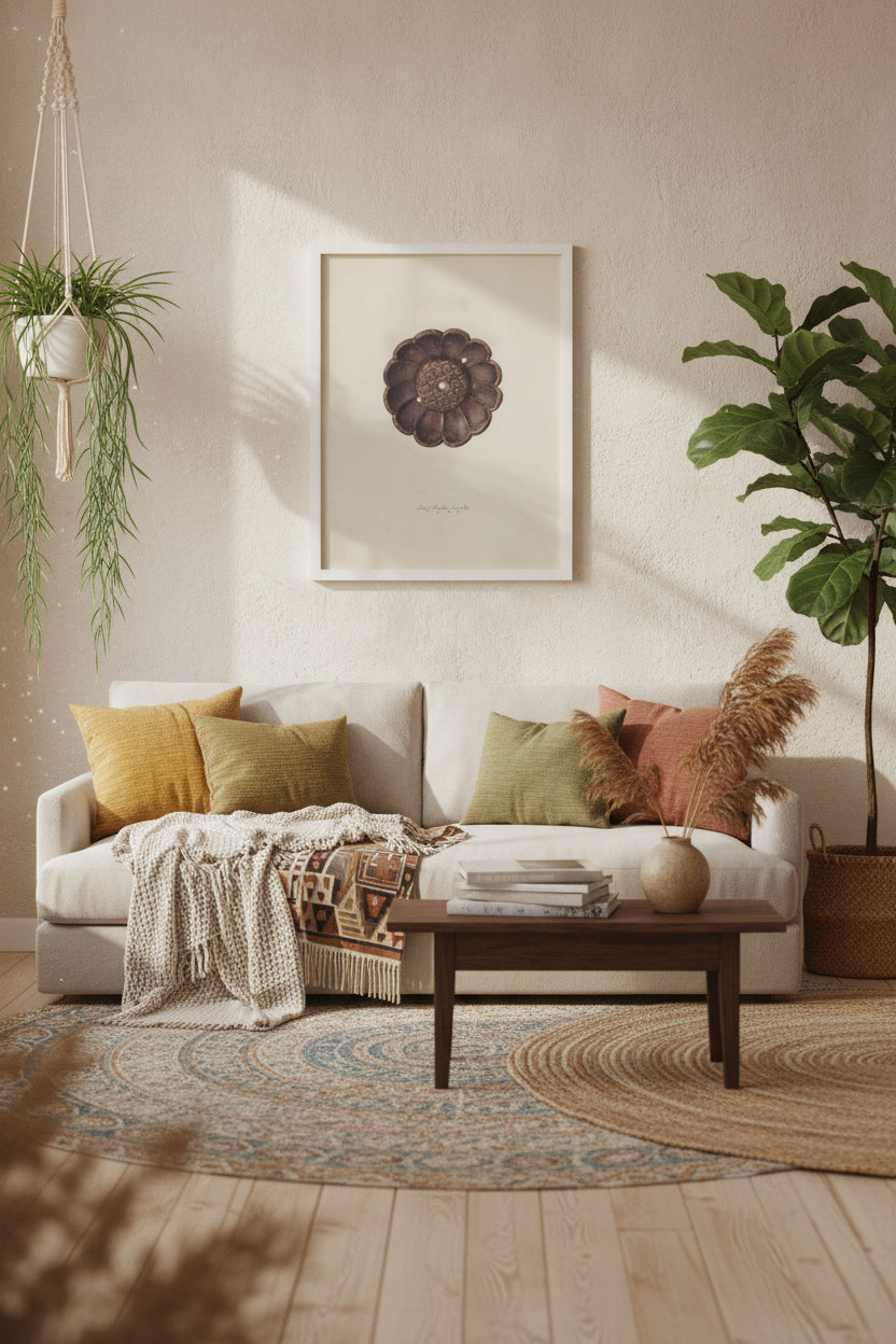Why does Lloyd Charles Lemcke's art feel so calm?