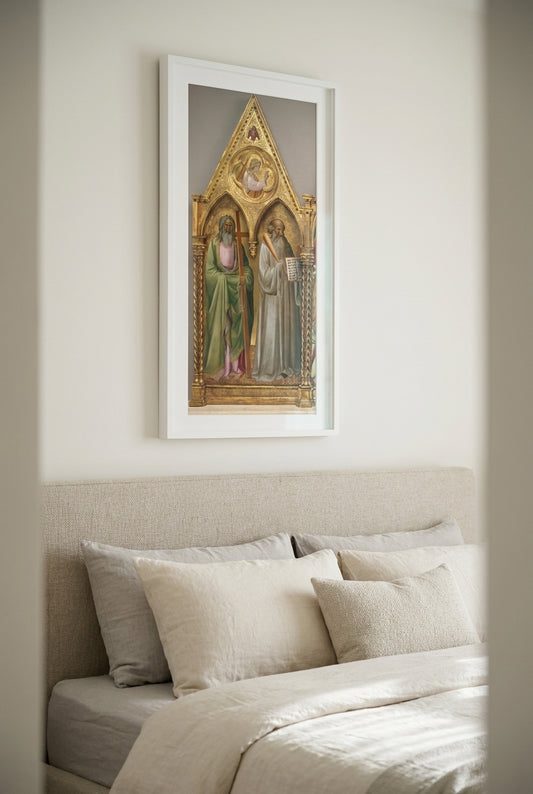 Why is Agnolo Gaddi's art so luminous?