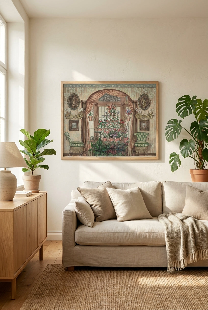 Why are Perkins Harnly's interior paintings so mesmerizing?