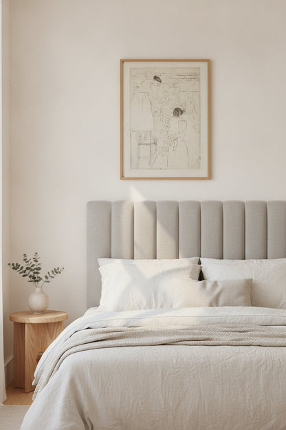 Gathering Fruit — framed art in a styled interior