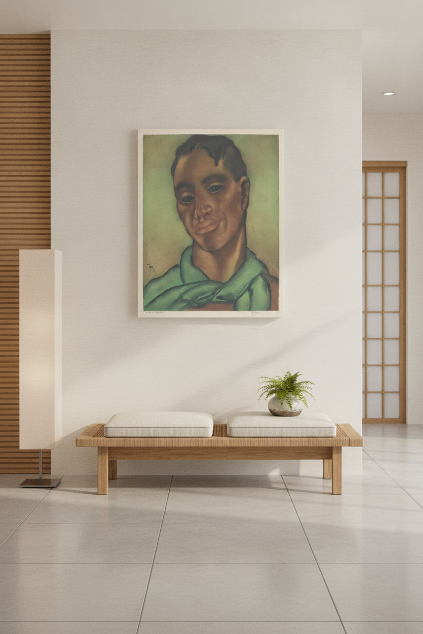 Mahi'ai — framed art in a styled interior