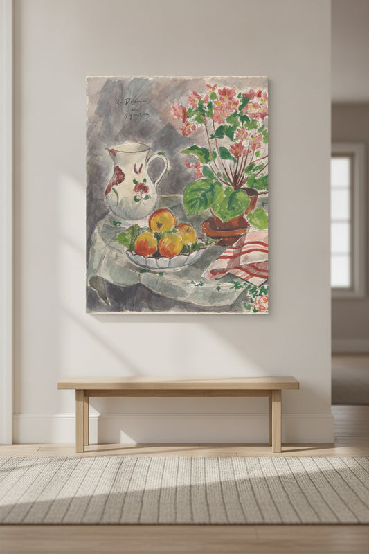 Still Life — framed art in a styled interior