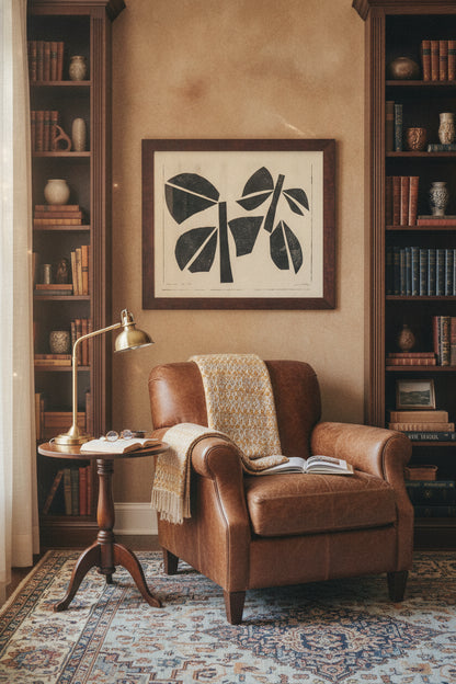 Plant Life — framed art in a styled interior