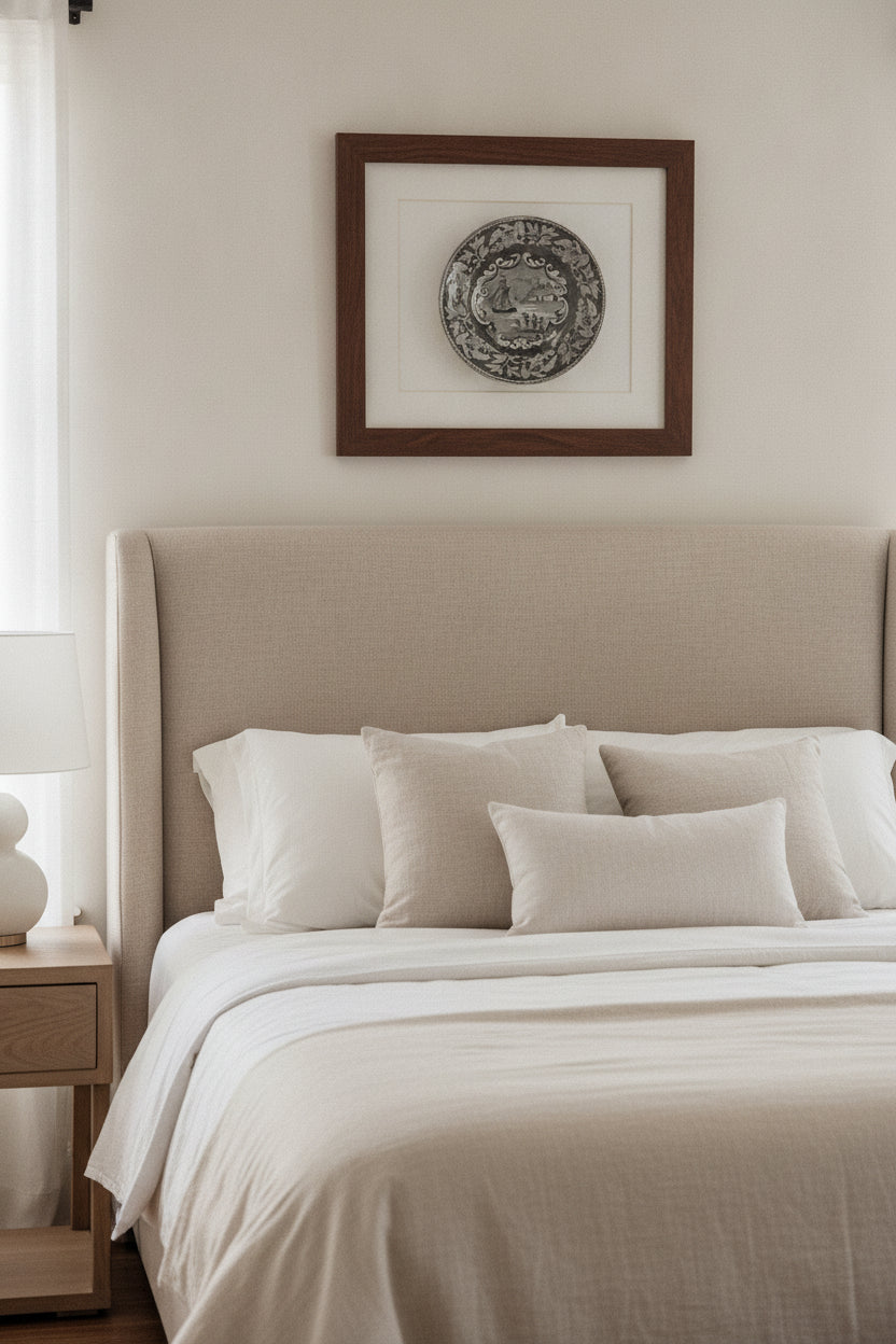 Fruit Dish - "Quebec" — framed art in a styled interior