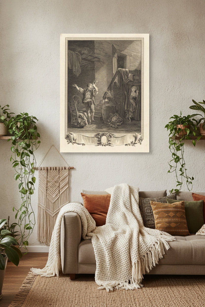 Rose et Colas — framed art in a styled interior