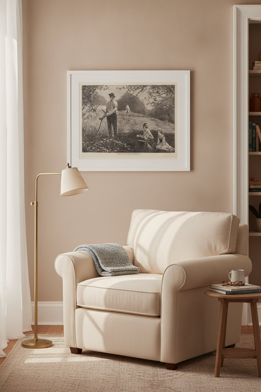 Making Hay — framed art in a styled interior
