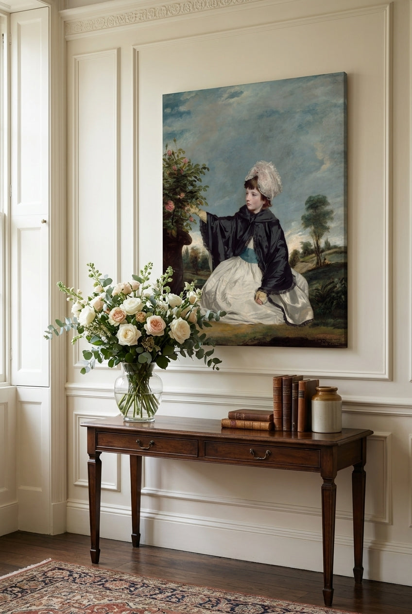 Lady Caroline Howard — framed art in a styled interior