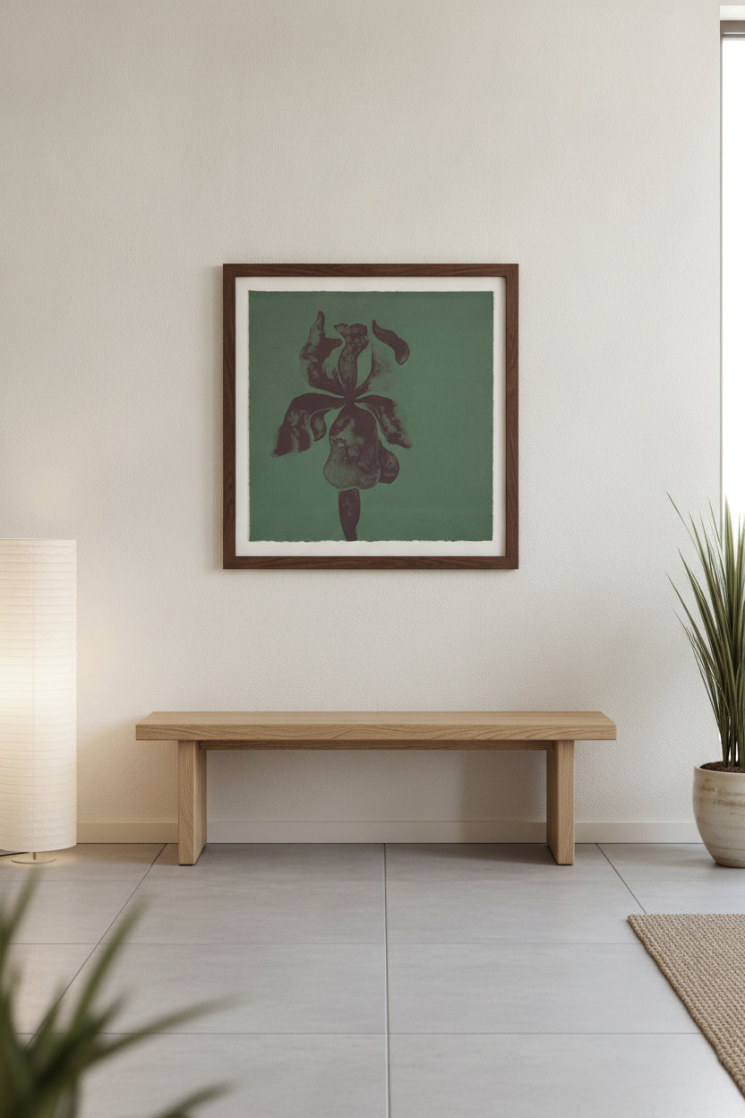 Flowers XI — framed art in a styled interior