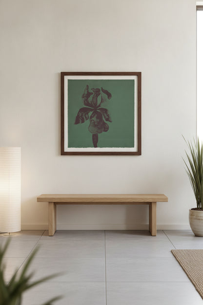 Flowers XI — framed art in a styled interior