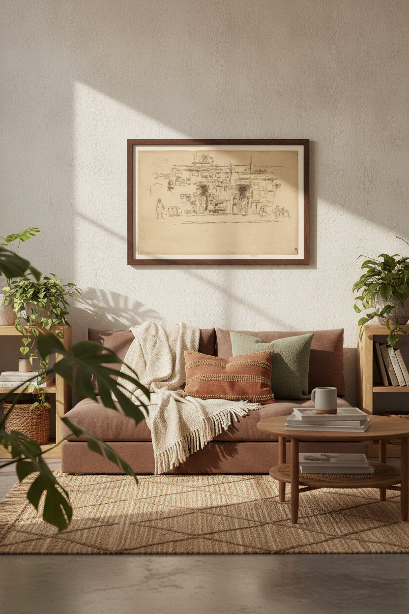 Bird-Cages Chelsea — framed art in a styled interior