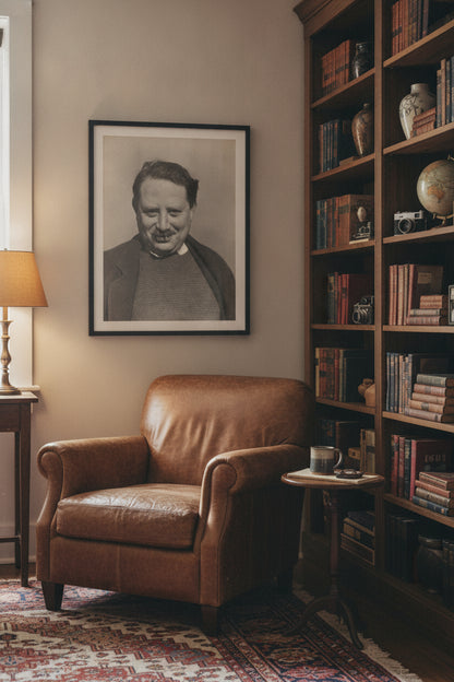 Paul Rosenfeld — framed art in a styled interior