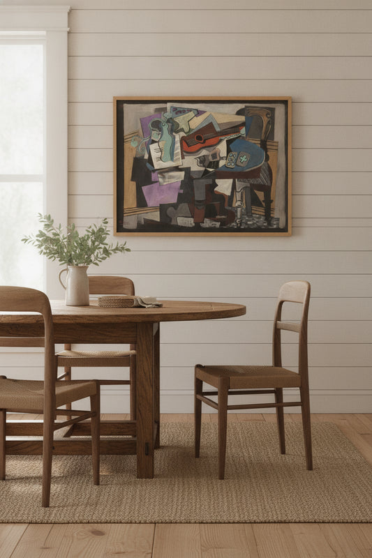 Still Life — framed art in a styled interior