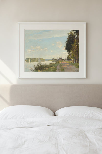 Argenteuil — framed art in a styled interior