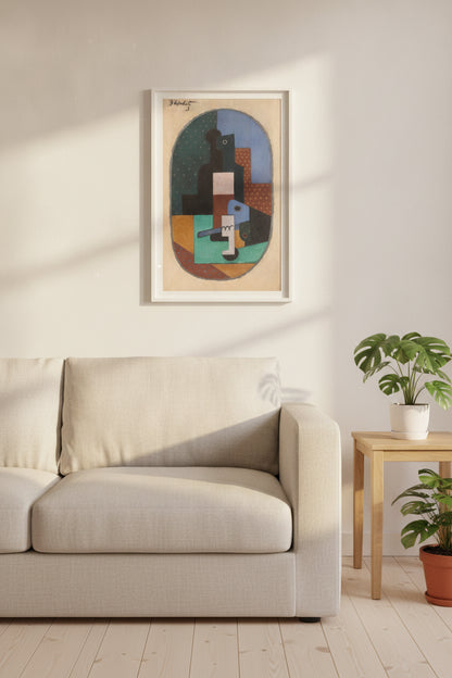 Still Life — framed art in a styled interior
