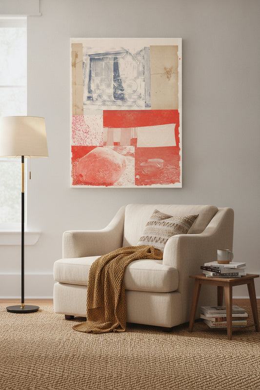 Rose Bay — framed art in a styled interior