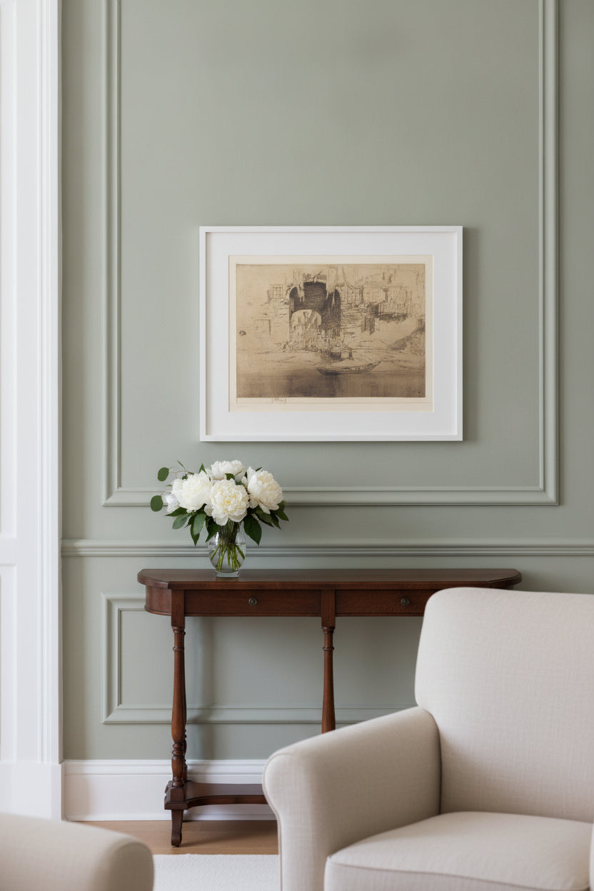 San Biagio — framed art in a styled interior