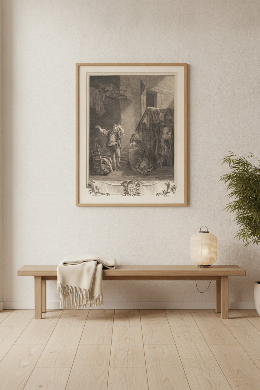 Rose et Colas — framed art in a styled interior