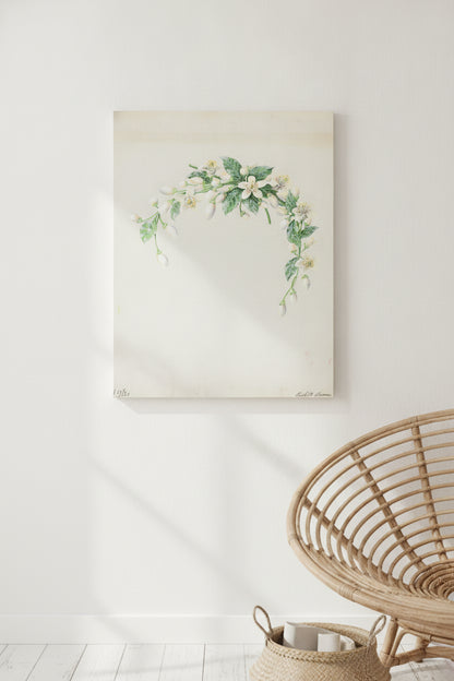 Costume Accessory (Orange Blossoms) — framed art in a styled interior