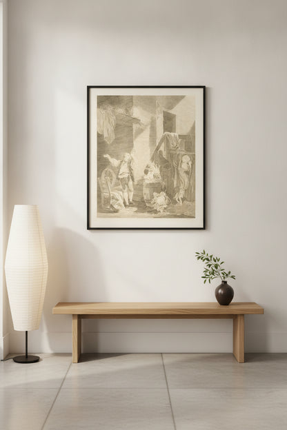 Rose et Colas — framed art in a styled interior
