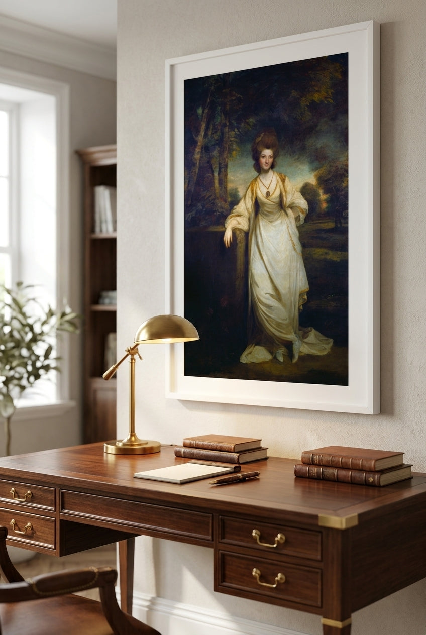 Lady Elizabeth Compton — framed art in a styled interior