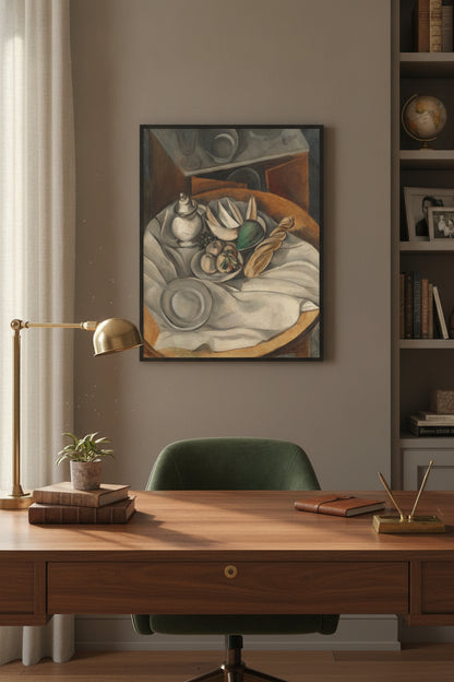 Still Life — framed art in a styled interior