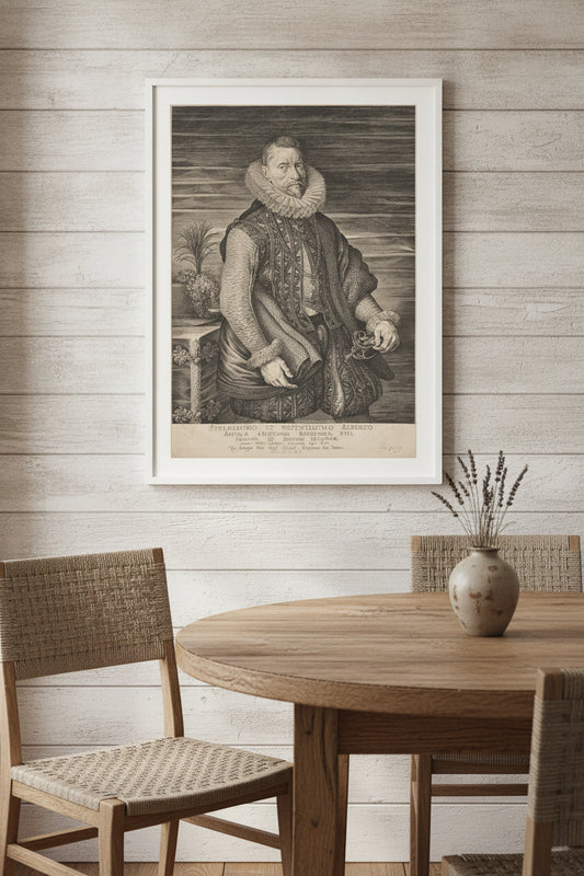 Albert, Archduke of Austria — framed art in a styled interior