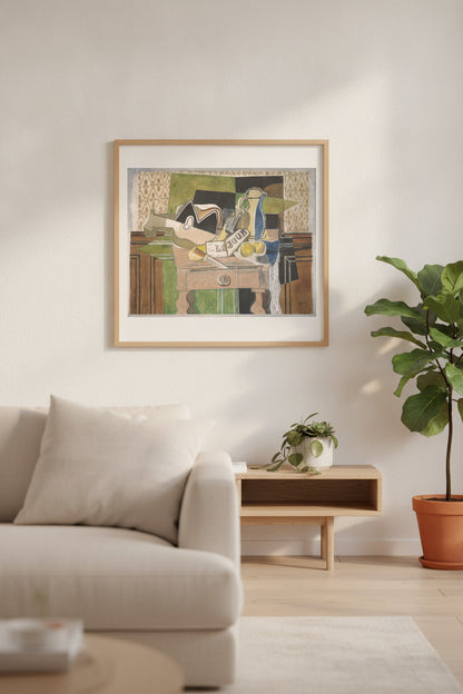 Still Life: Le Jour — framed art in a styled interior