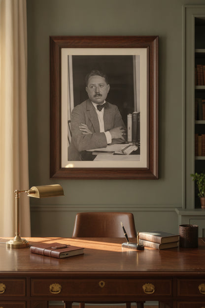 Paul Rosenfeld — framed art in a styled interior