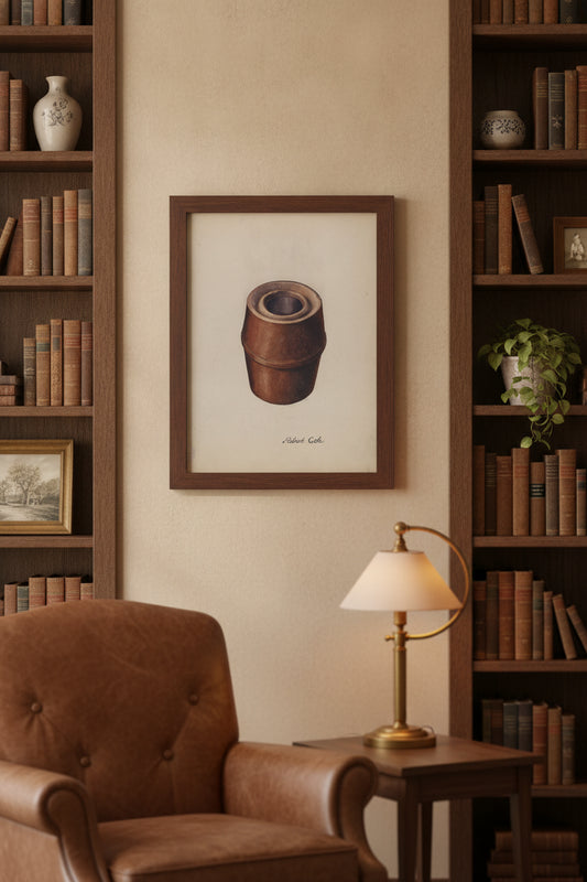 (Large) Fruit Jar — framed art in a styled interior