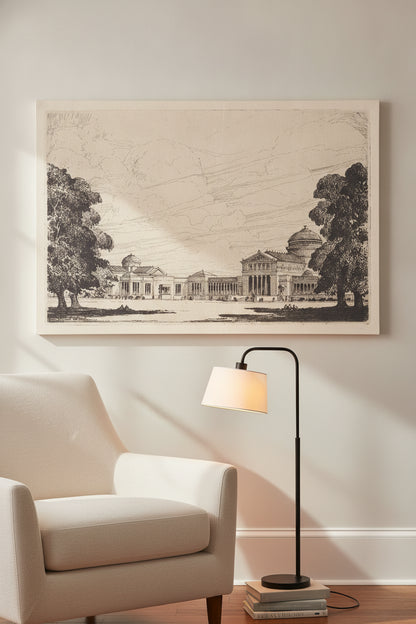 Rosenwald Industrial Museum — framed art in a styled interior