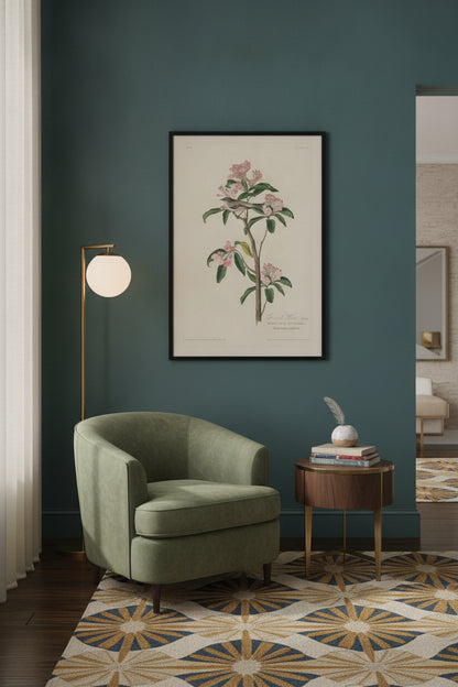 Cuvier's Wren — framed art in a styled interior