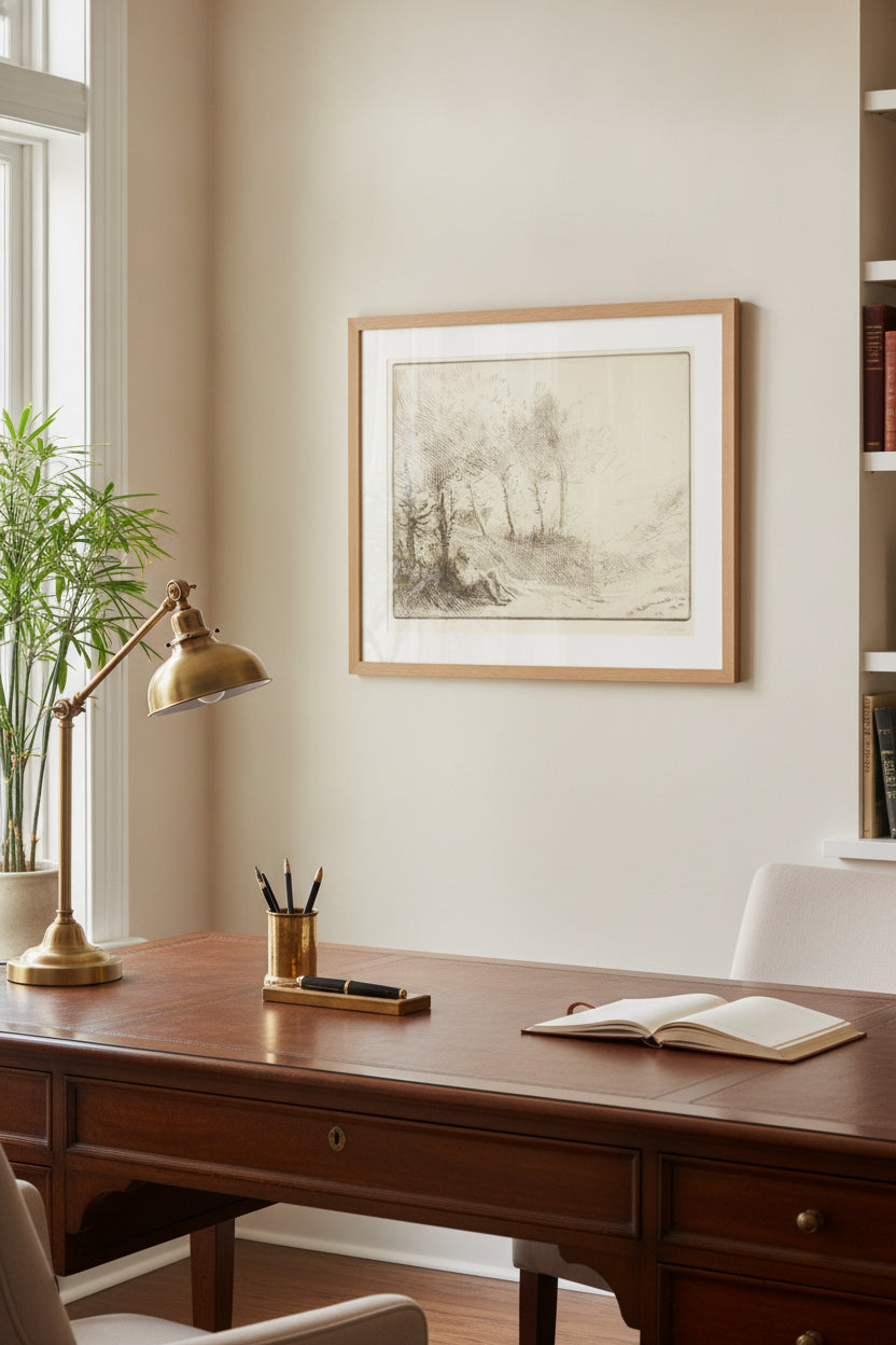 Landscape (Paysage) — framed art in a styled interior