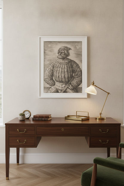 Kunz von der Rosen — framed art in a styled interior