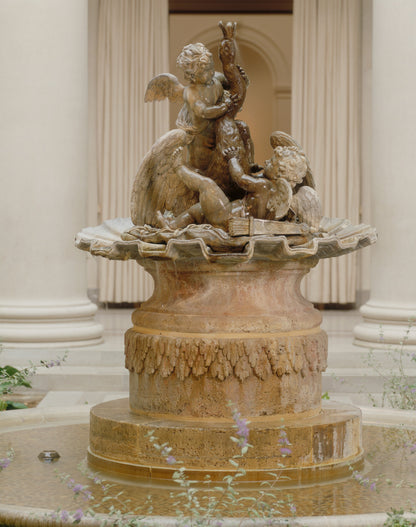 Cherubs Playing with a Swan