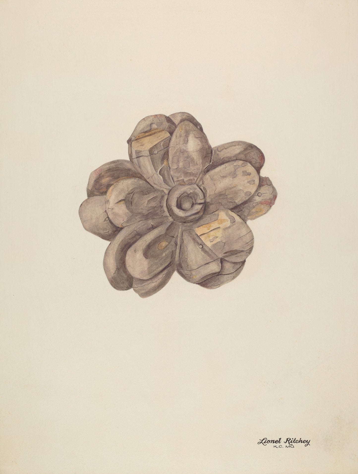 Wood Carving - Flower