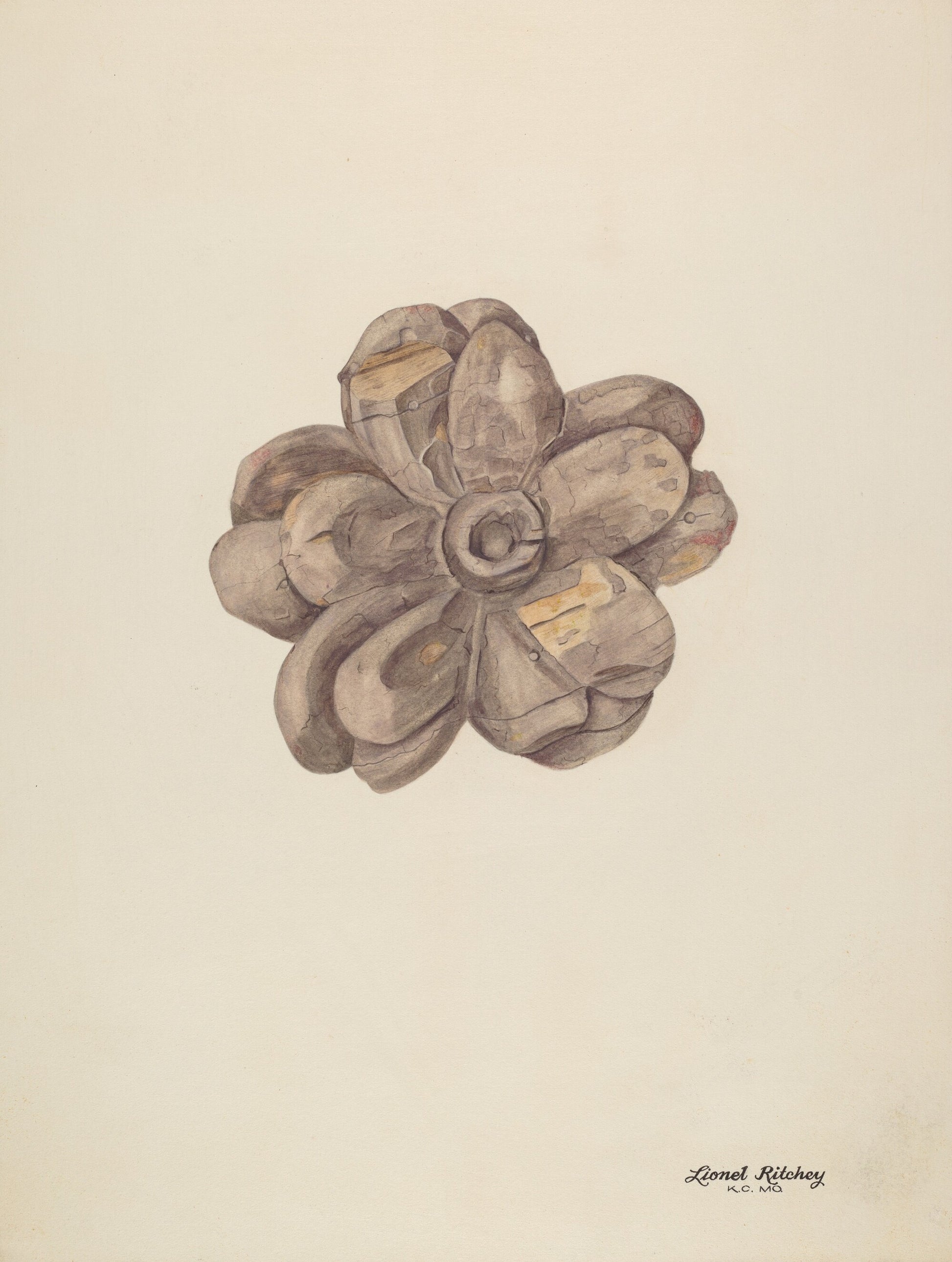 Wood Carving - Flower