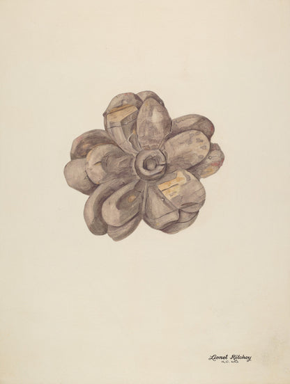 Wood Carving - Flower