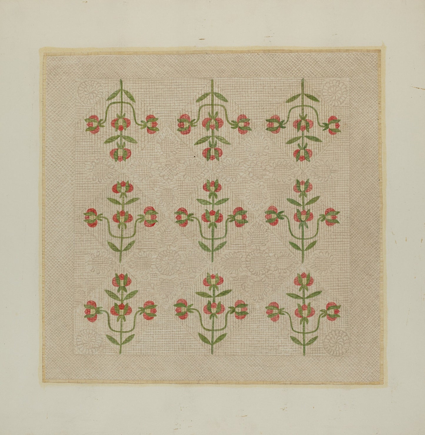 Quilt - Tulip Pattern
