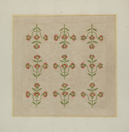 Quilt - Tulip Pattern