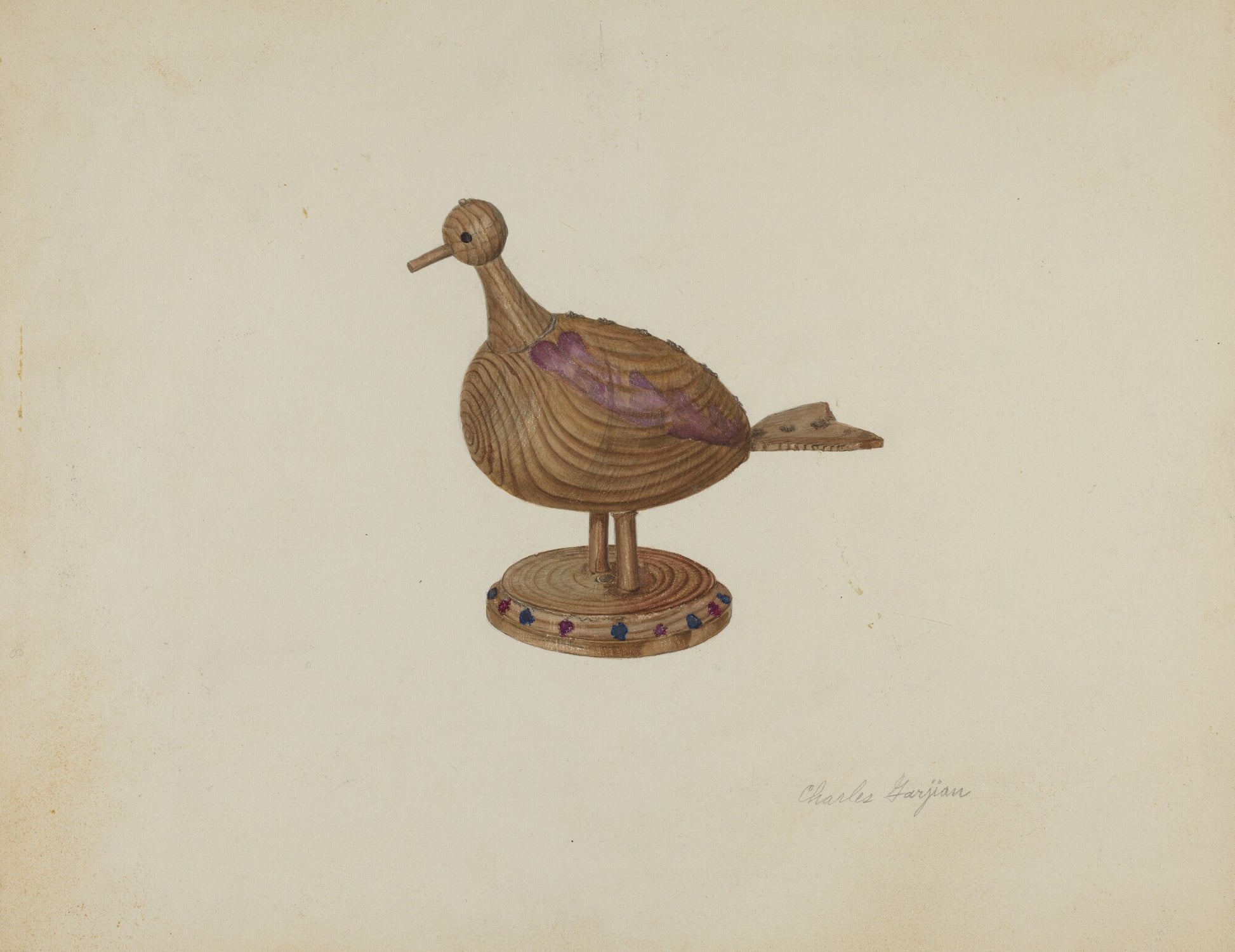 Pa. German Toy Bird