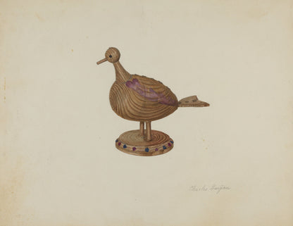 Pa. German Toy Bird