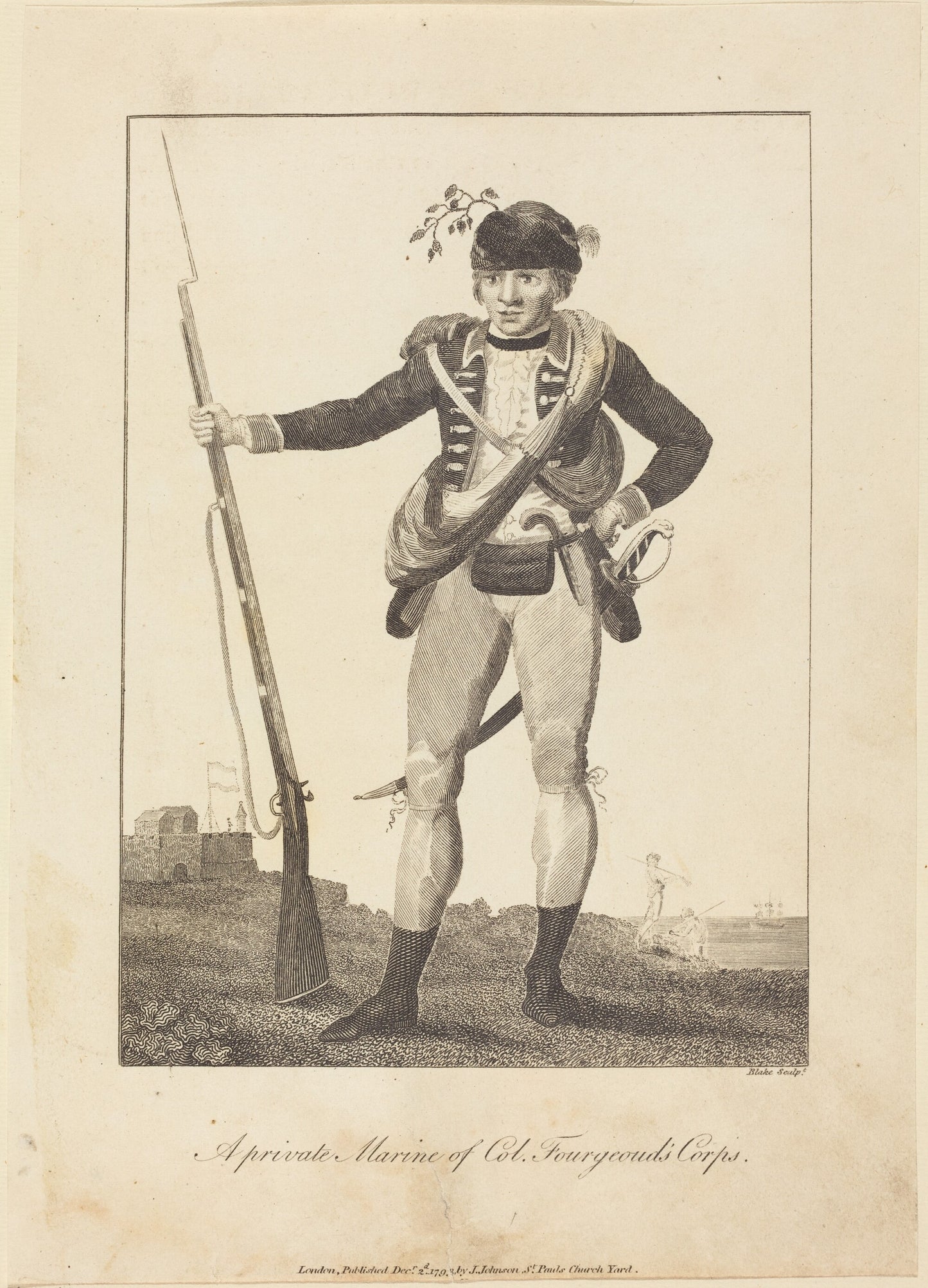A private Marine of Col. Fourgeoud's Corps