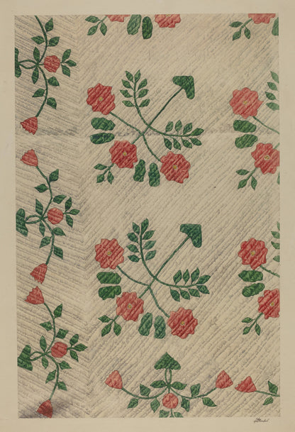 Quilt - Rose Design