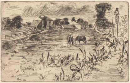 Landscape with Horses